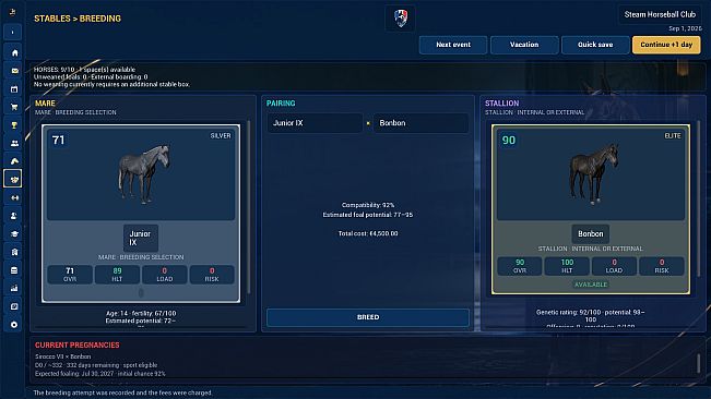 Horseball Manager