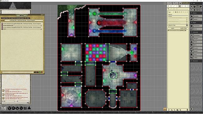 Fantasy Grounds - Pathfinder RPG - Pathfinder Flip-Map - Arcane Dungeons