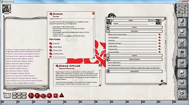 Fantasy Grounds - D&D Rogue Class Pack