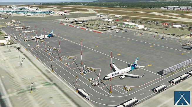 X-Plane 11 - Add-on: Globall Art - CYVR - Vancouver International Airport