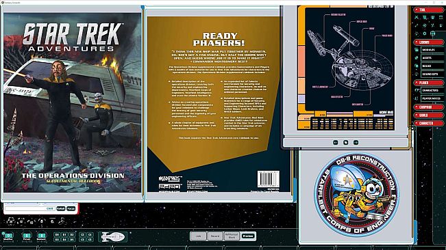 Fantasy Grounds - Star Trek Adventures: The Operations Division Supplemental Rulebook