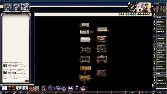 Fantasy Grounds - FG Immersive Carnival Map Pack