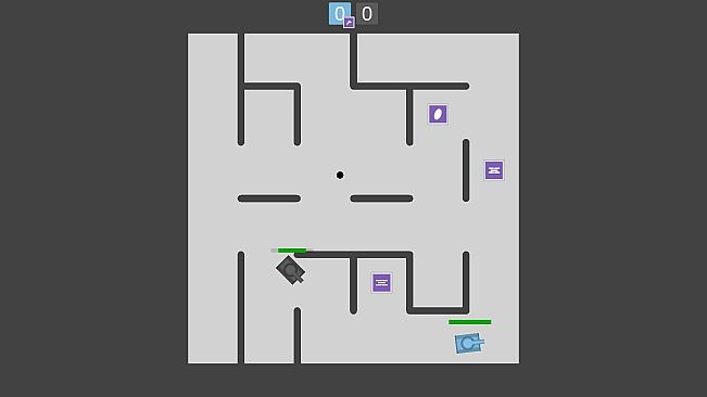 Tanks in Labyrinth