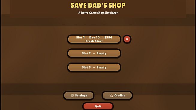 Save Dad's Shop