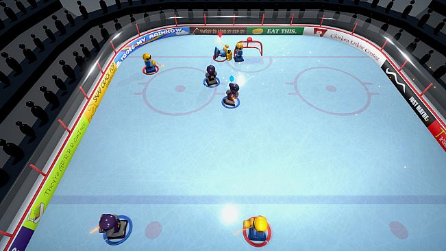 3 on 3 Super Robot Hockey
