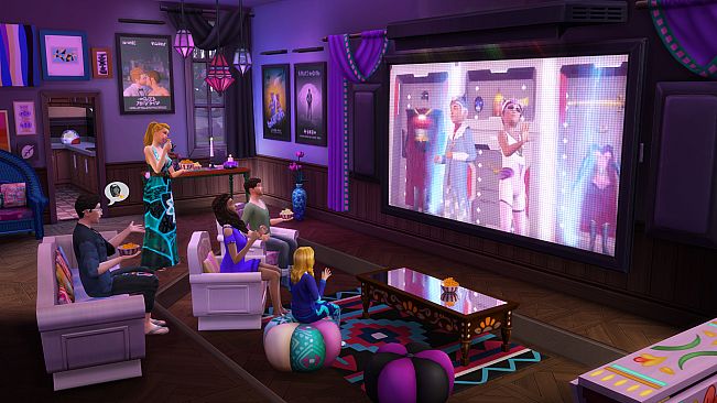 The Sims 4 Movie Hangout Stuff