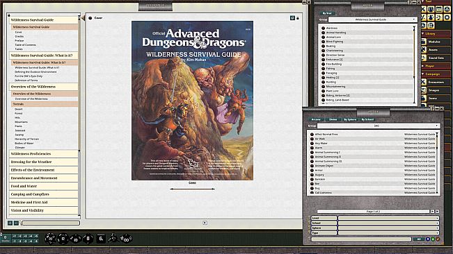 Fantasy Grounds - D&D Classics: Wilderness Survival Guide (1E)