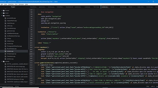 WTC : Recruitment Day Project Files