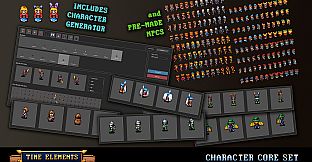 RPG Maker MV - Time Elements - Character Core Set