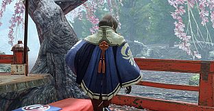 Monster Hunter Rise - "Kamura Cloak Garb" Hunter layered armor piece