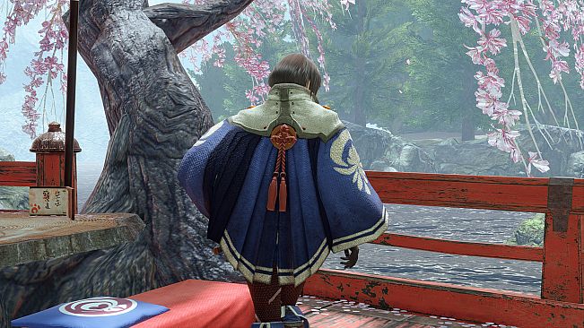 Monster Hunter Rise - "Kamura Cloak Garb" Hunter layered armor piece