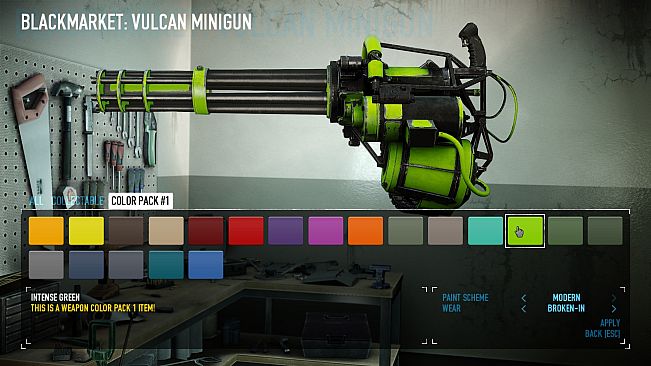 PAYDAY 2: Weapon Color Pack 1