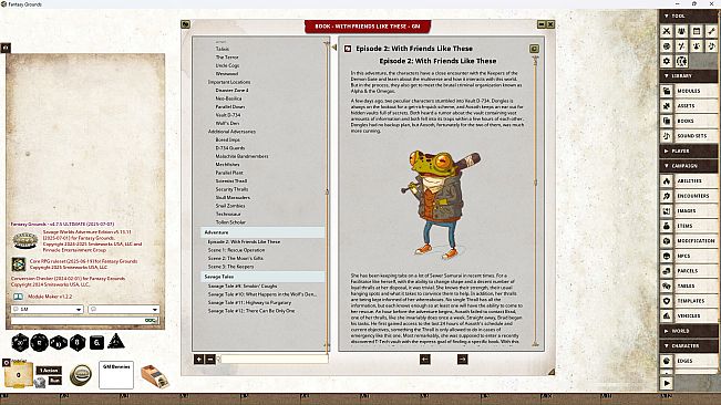 Fantasy Grounds - Savage Worlds - With Friends Like These