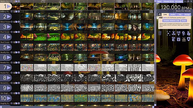 AI-VJ - Magic Forest Visuals