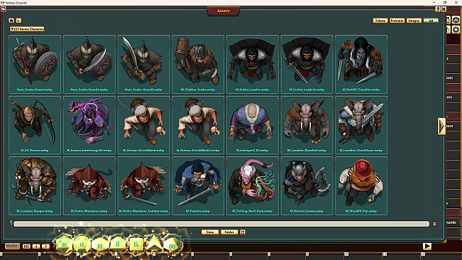 Fantasy Grounds - Devin Night Pack 217: Heroic Characters 40