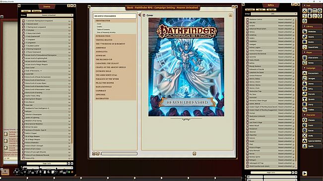 Fantasy Grounds - Pathfinder RPG - Campaign Setting - Heaven Unleashed