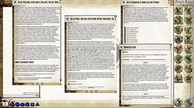 Fantasy Grounds - Mythic Monsters #20: Guardians of Good (PFRPG)