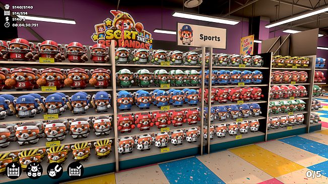 Sort the Red Pandas: Tidy Up & Shelve