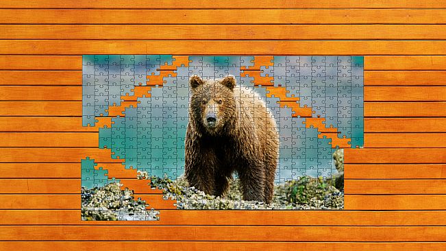 Bear vs. Wolf Jigsaw Puzzle