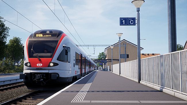 Train Sim World 7: S-Bahn Zentralschweiz: Luzern - Sursee Route Add-On