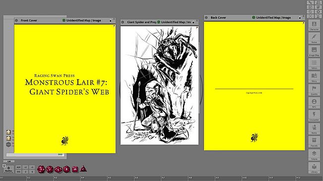 Fantasy Grounds - Monstrous Lair #7: Giant Spider's Web (Any Ruleset)