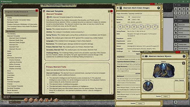 Fantasy Grounds - Dragonix's Deadly Denizens II