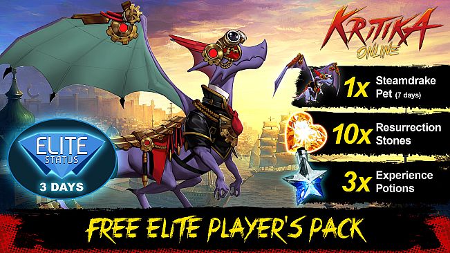 Kritika Online: Free Elite Player's Pack