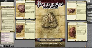 Fantasy Grounds - Pathfinder RPG - Map Pack: Desert Sites