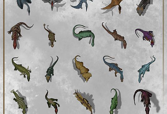 Fantasy Grounds - Top Down Tokens - Dinosaurs