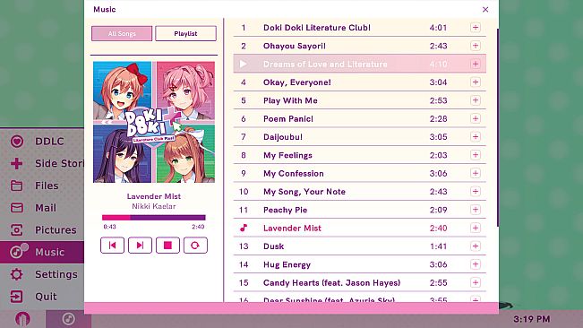 Doki Doki Literature Club Plus! Soundtrack