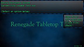 Renegade Tabletop Tools System