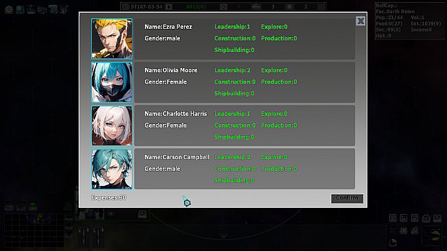 Uncharted Space - project 3062