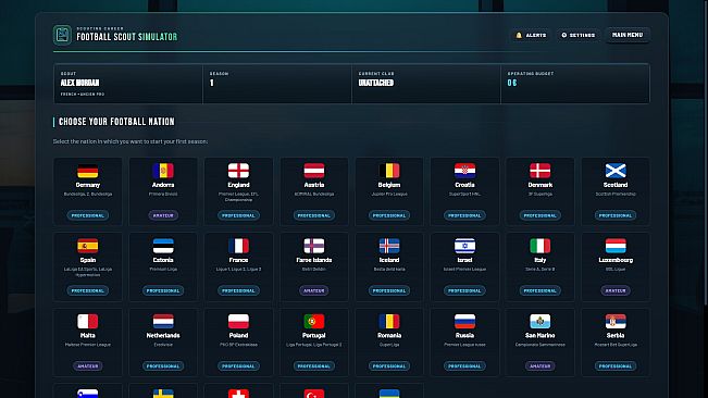 Football Scout Simulator