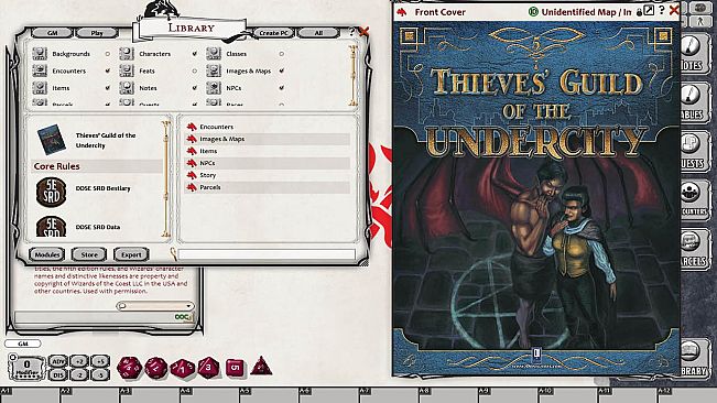 Fantasy Grounds - Thieves’ Guild of the Undercity (5E)