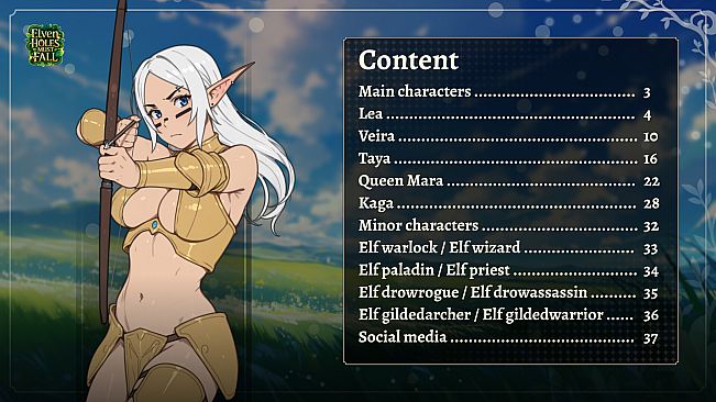 Elven Holes Must Fall - Digital Artbook