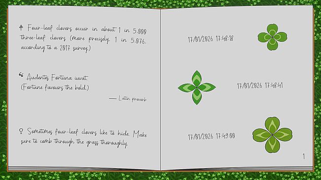 One in a Thousand: Clover Book
