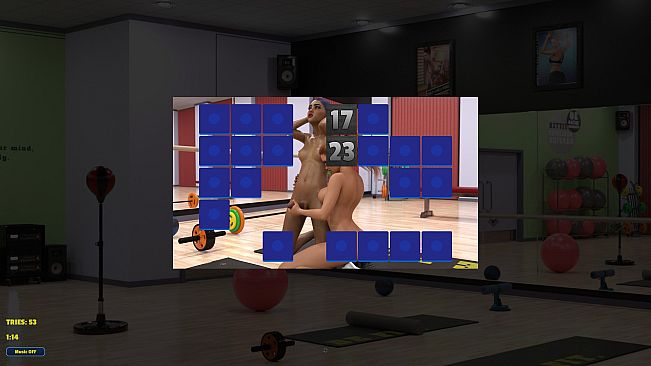 Memory Puzzle - Futanari Gym