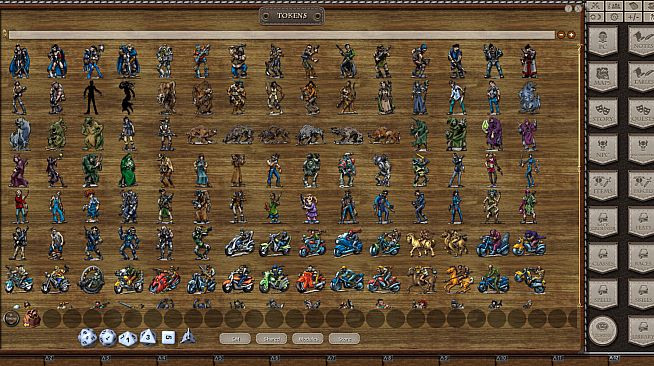 Fantasy Grounds - Hell on Earth Reloaded Figure Flats - Starter (Token Pack)