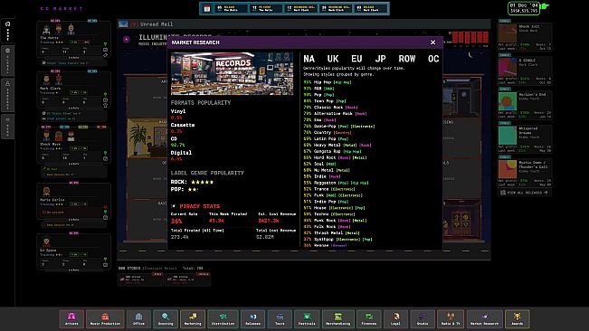 CD Market - Music Label Sim