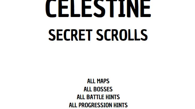 Celestine SECRET SCROLLS