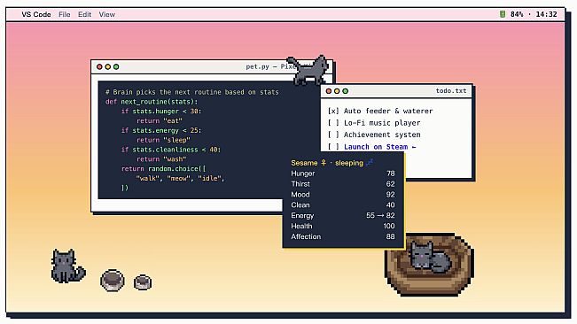Pixel Kitten Desktop