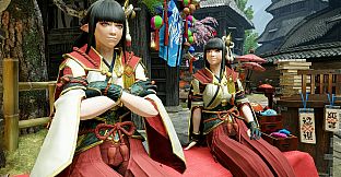 Monster Hunter Rise - "Hinoa" Hunter layered armor set