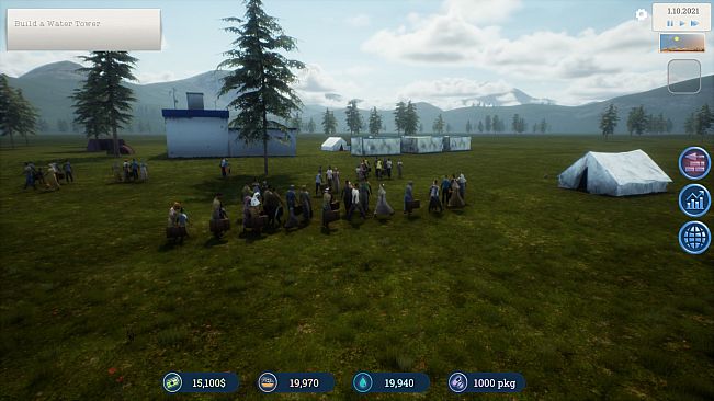 Building Hope - Refugee Camp Simulator