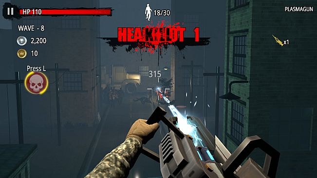 Zombie Hunter: D-Day - SS-ranked Armament "PLASMA GUN"