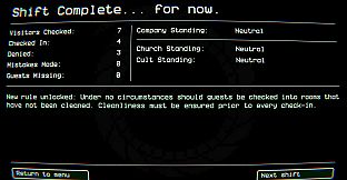 Rules: Motel Horizon