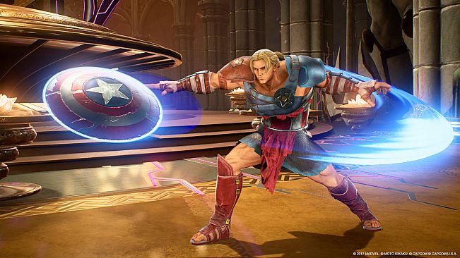 Marvel vs. Capcom: Infinite - Captain America Gladiator Costume