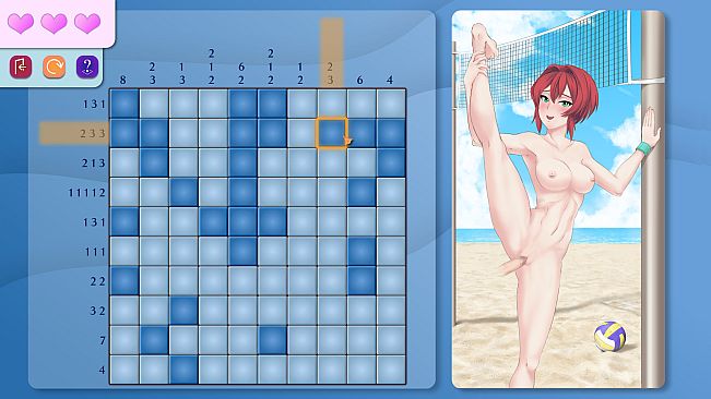 Picross Love - Nudity