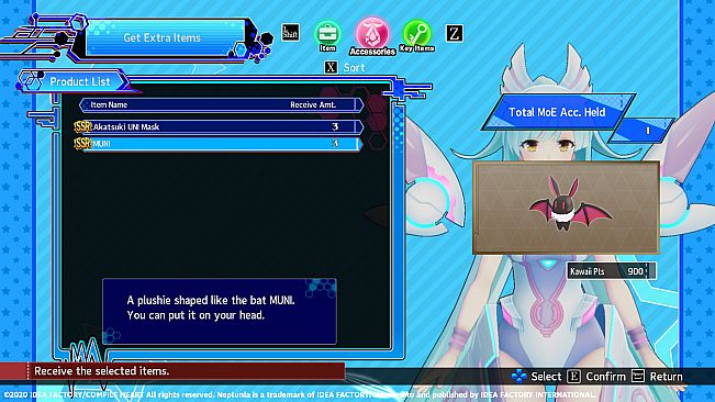 Neptunia Virtual Stars - Akatsuki UNI Pack