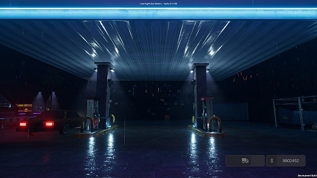 Late Night Gas Station