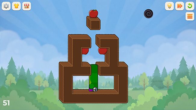 Apple Worm: Logic Puzzle